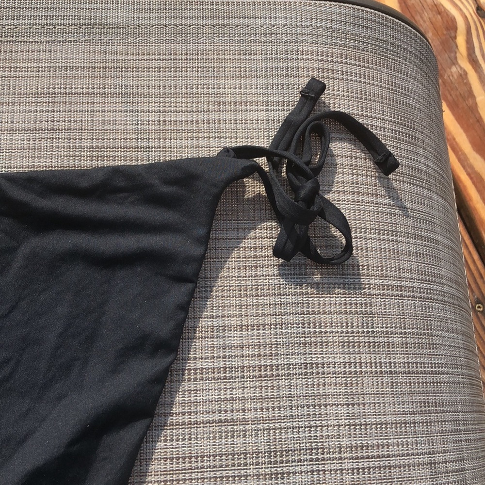 NWT Aqua Swim Moderate Coverage String Bikini In Black Size X- Large - Picture 8 of 10